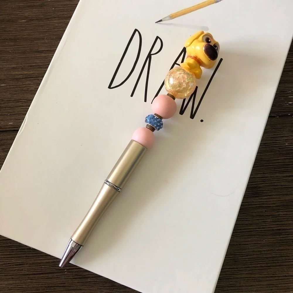 Disney Doorables: Up: Dug handmade beaded pen